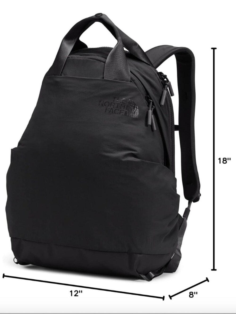The North Face Never Stop Daypack TNF Black Women’s Backpack Laptop Travel Bag - Picture 3 of 10